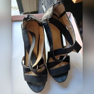 Chinese Laundry Black Strappy Heels